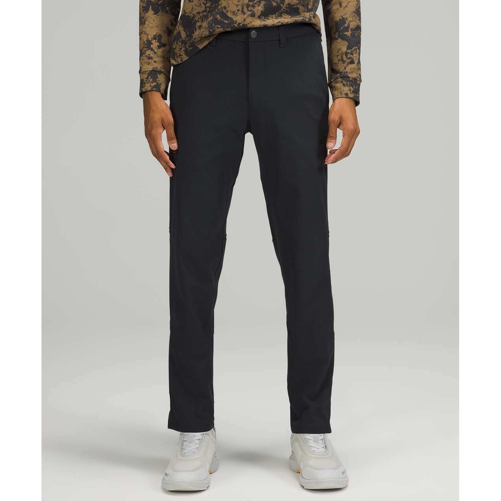 Lululemon Commission Slim Pant 32 Obsidian Warpstreme Travel 28